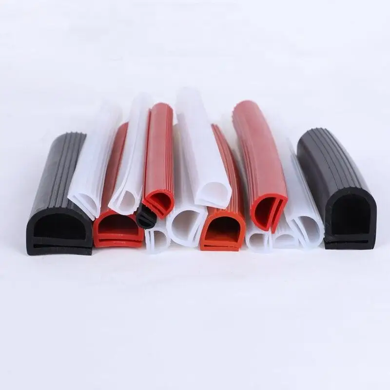 High Temperature Resistant Silicone Rubber Oven Door Seal E P Type Oven Rubber Seal Strip