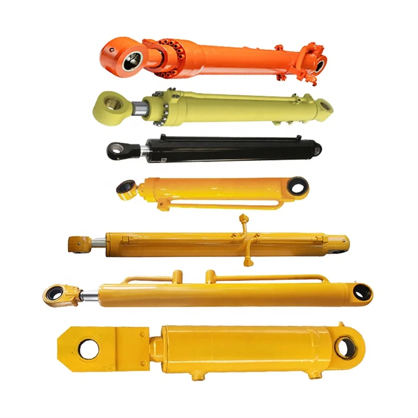Excavator Hydraulic Oil Cylinder R210LC-7 Bucket Hydraulic Cylinder Assy For Hyundai Excavator