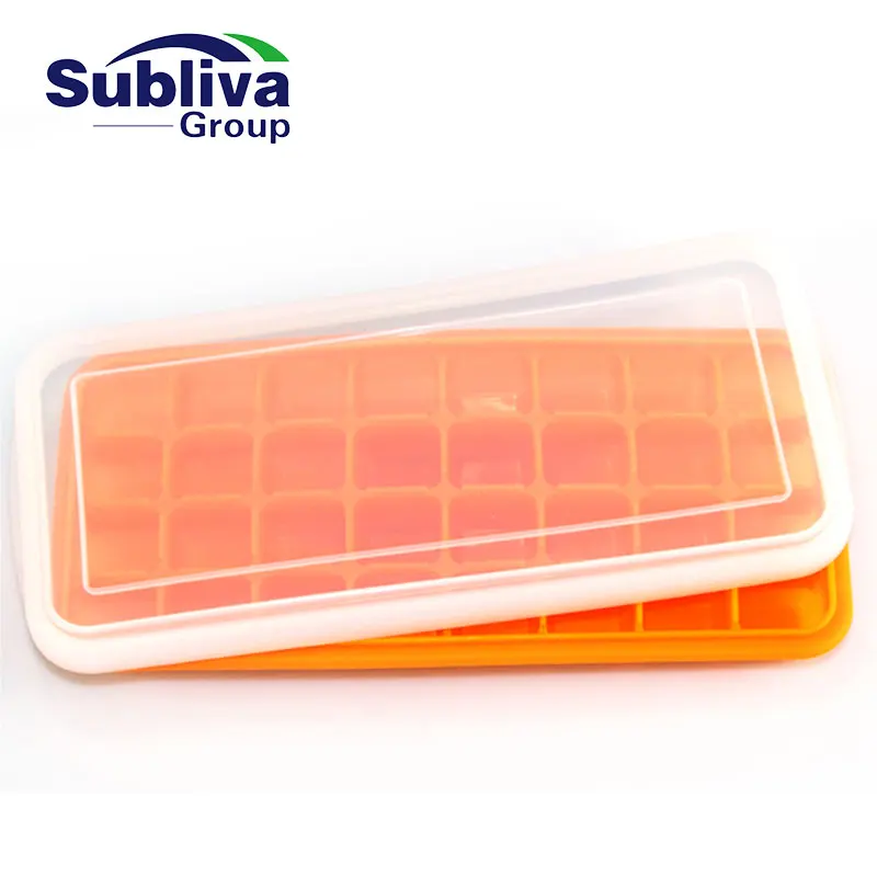 DIY Creative Big Ice Cube Mold Square Shape Silicone Ice Tray Fruit Ice Cube Maker Bar Kitchen Accessories