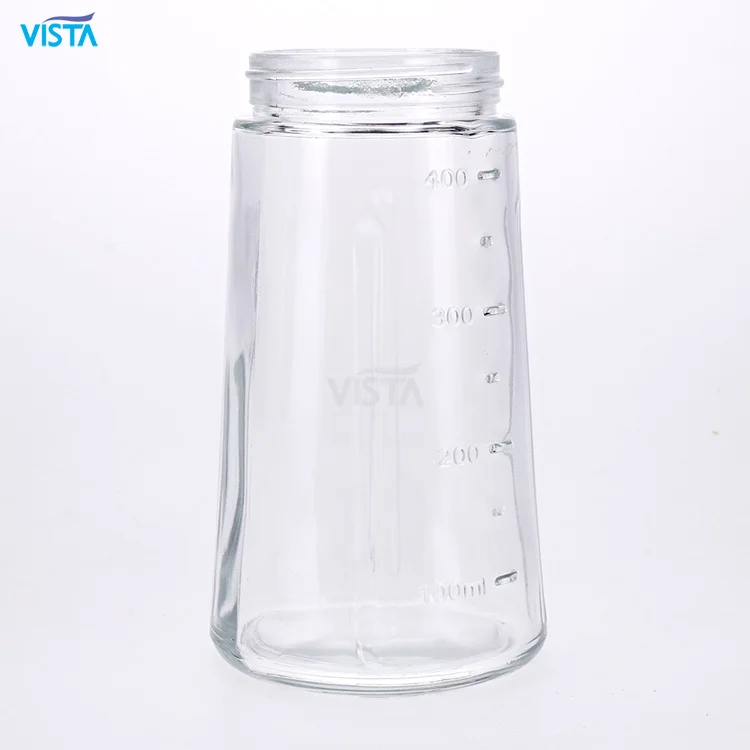 Best quality factory produced scale glass milk bottle glass juice bottle  transparent glass mug with lid milk coffee water cup