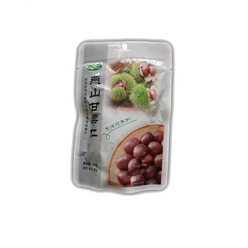 2021 All Organic Shelled Cooked Chestnuts Soft Healthy Snacks