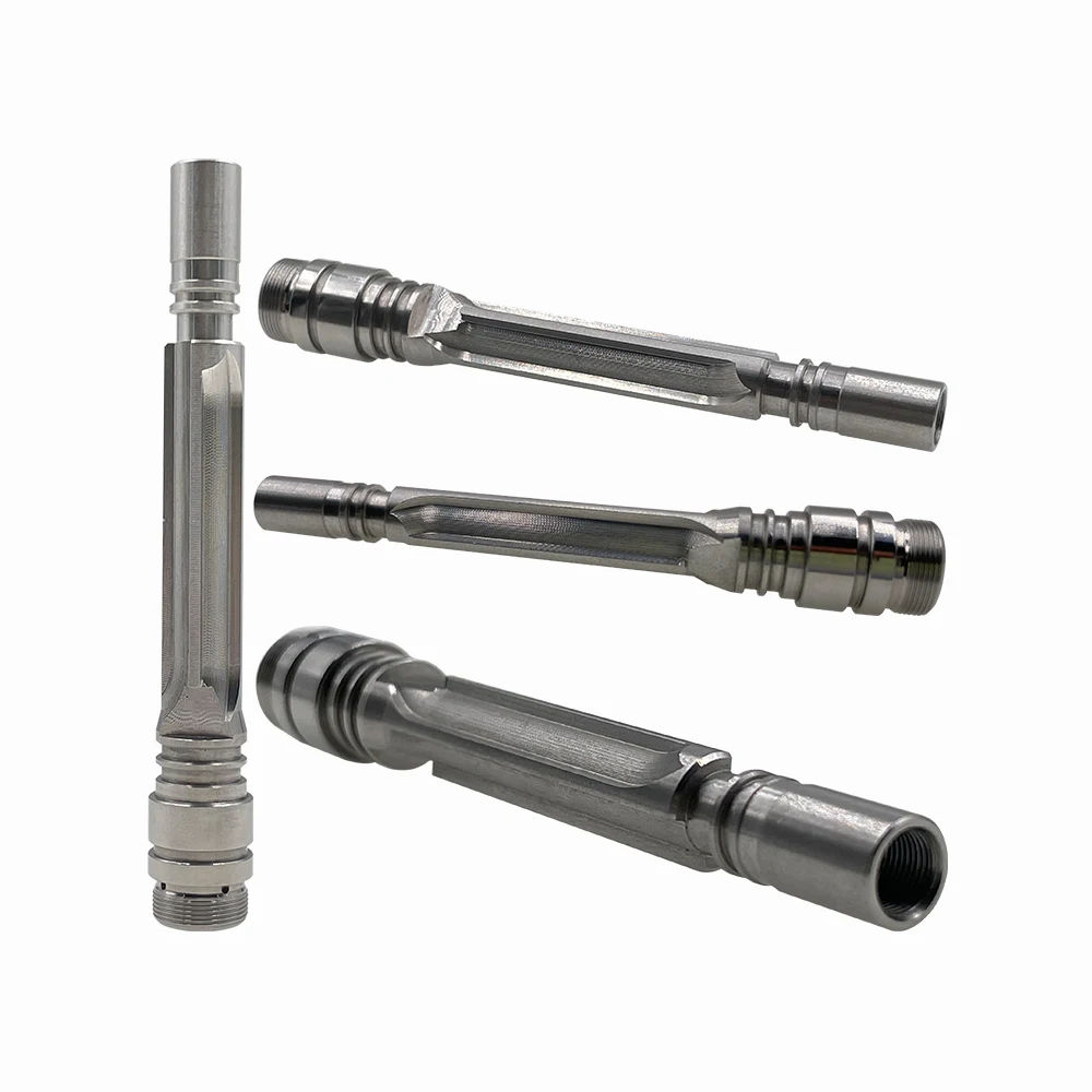 High Quality Custom Precision Turning Stainless Steel Thread Bushing CNC Machining Rapid Prototyping Micro Drilling