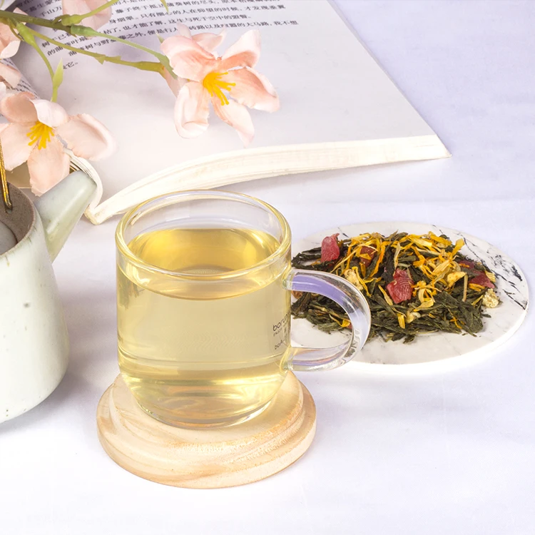 Moroccan Lychee Mango Osmanthus English Tea French Rose Petals Skinny Mint Fruit Flavorer Flavour Black Blended Tea