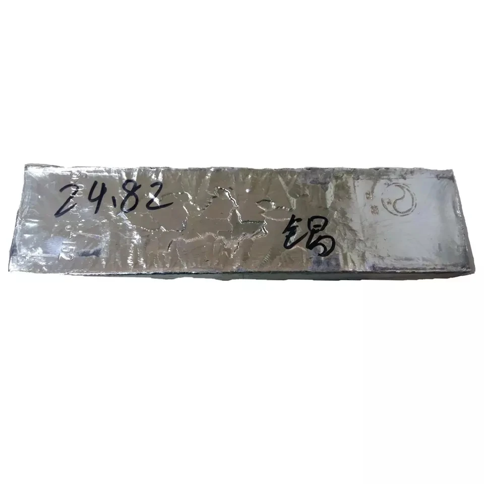 good quality Ingot High Quality Tin Metal Ingot For Sale 99.9%-99.99% High Purity Tin Ingots