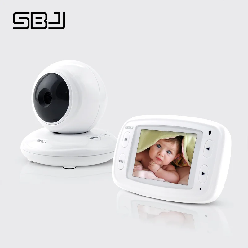 wireless lcd 2.4 inch two way communication baby nanny cam audio video baby monitor