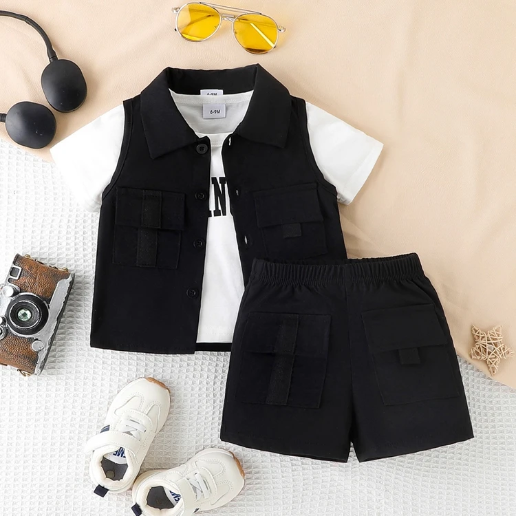 Children Clothing Summer Boutique  1-3 Years 6 Month Baby Boy Clothes 9-12 Month