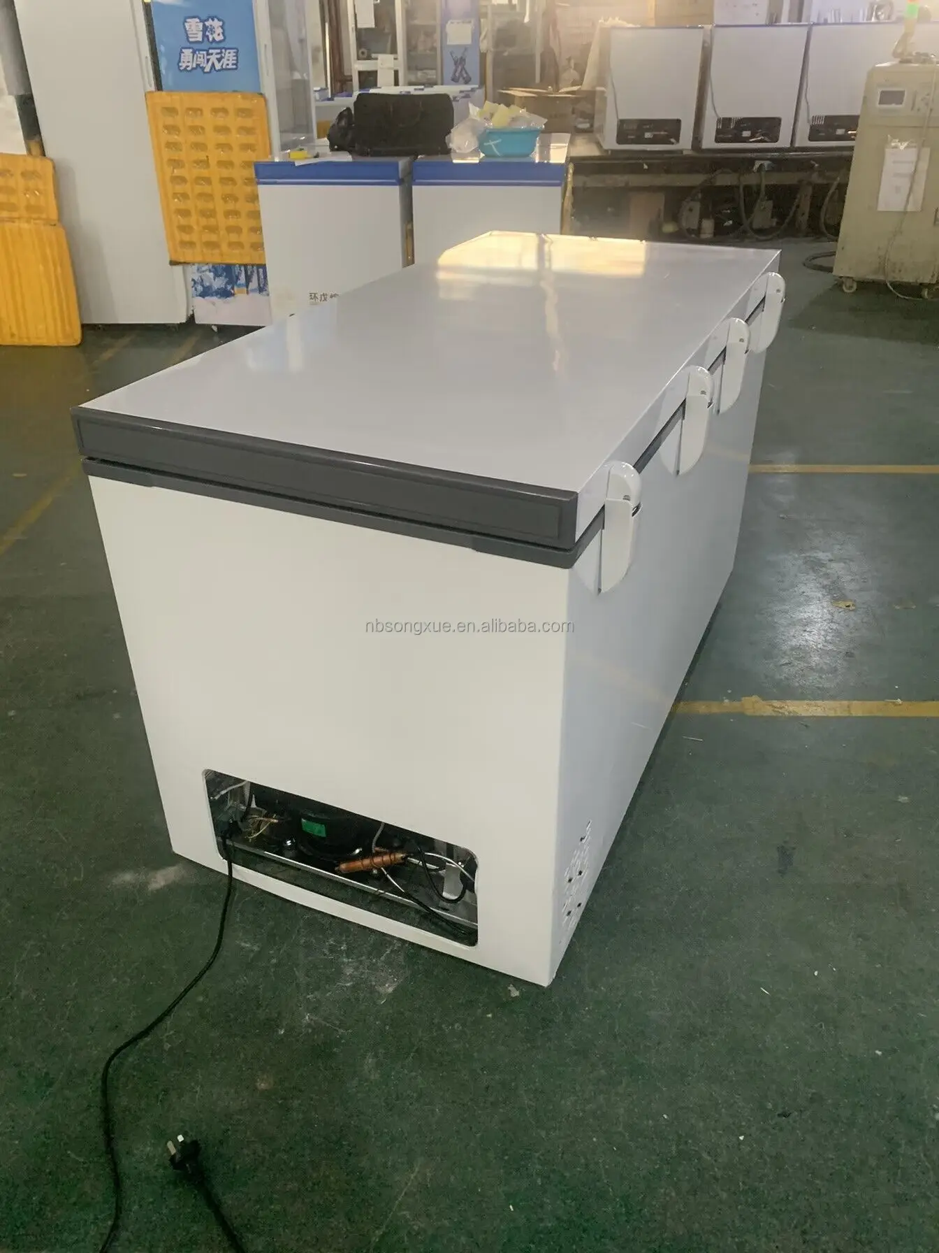 Big Size 500L Chest Freezer Stylish Design Single Door Top Open Freezer