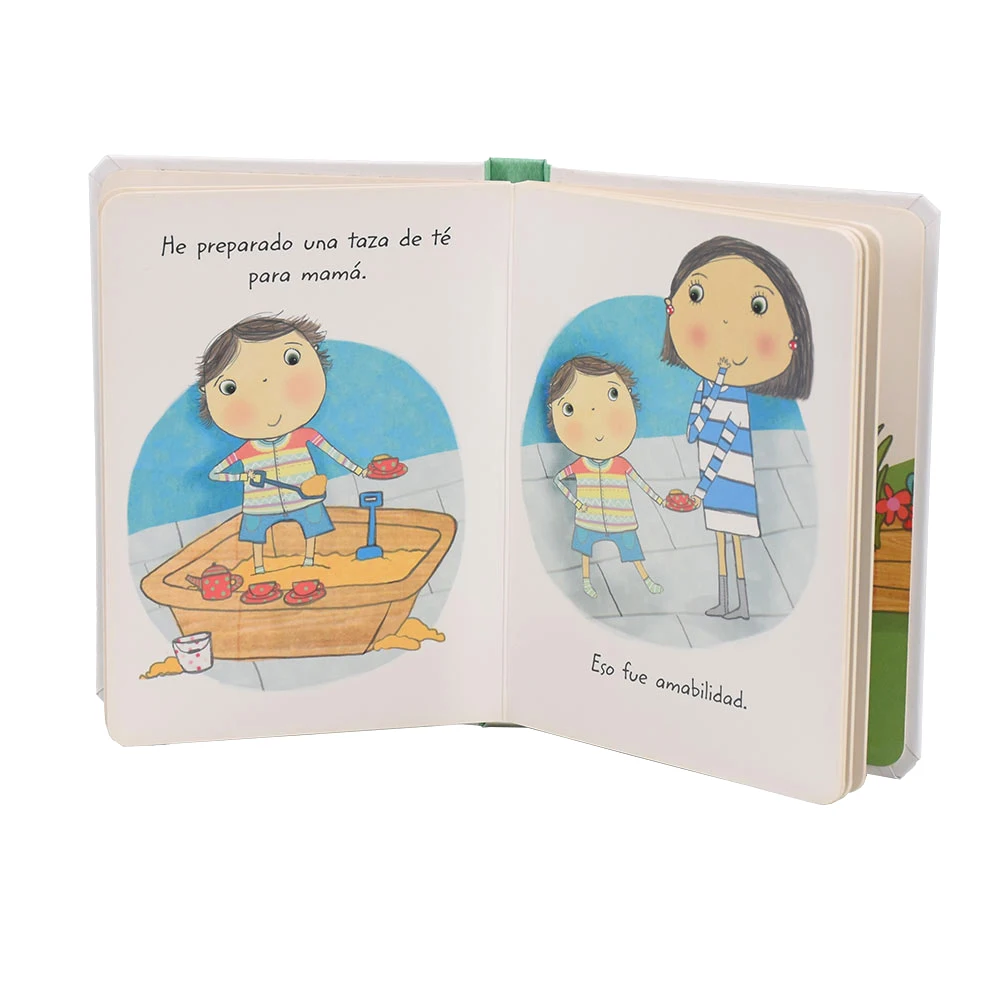 China Factory Custom Hardback Book Full Color Hardcover Children Learning Educational Book Printing