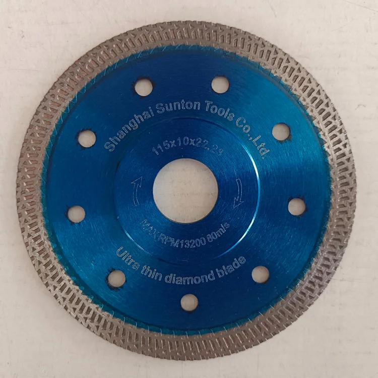 Fast Cut zero Chipping X Turbo 115mm Stone Granite Marble Ceramic Porcelain Tile Cutting Blade