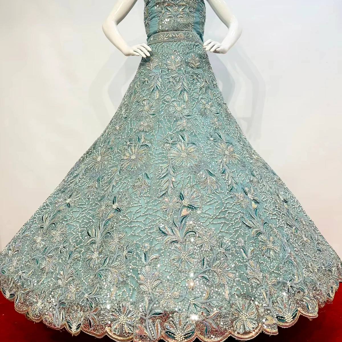 Arwah Net Collection 7 Heavy Bridal Designs Full Jarkan Stones Long Blouses in 5 Colors for Wedding for Salwar Anarkali Outfits