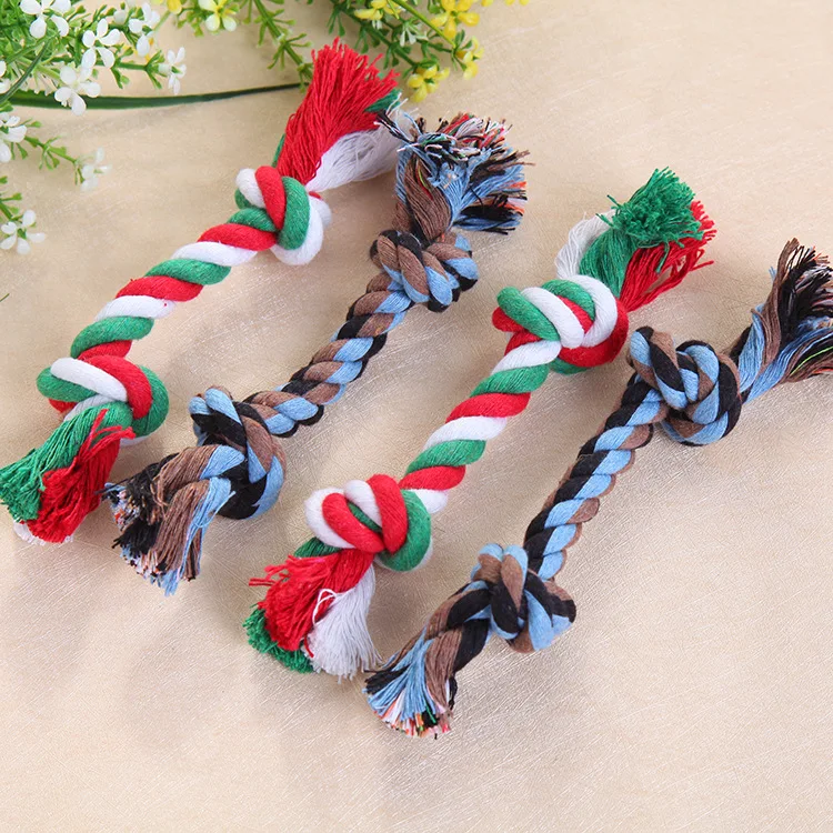 Interactive Chew  Multi-Color Rope Dog Toy Puppy Rope Toys for Small Dogs Doggy