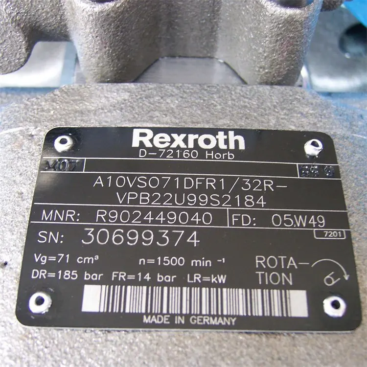 Германия Rexroth A10VSO100 поршневой насос A10VO18DRSC/53R-VRC12N00