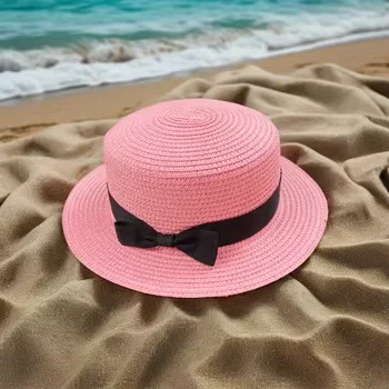 Women Straw Hats Beach Outdoor Sun Vacation CustomvWholesale Summer 2024 Wholesale  Ladies Women Straw Hats