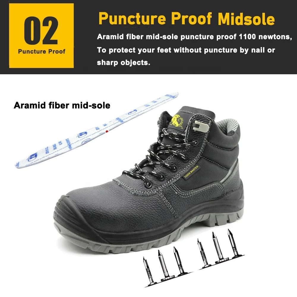 CE ASTM verified leather anti slip puncture proof composite toe 18kv insulation electrical hazard safety shoes for men