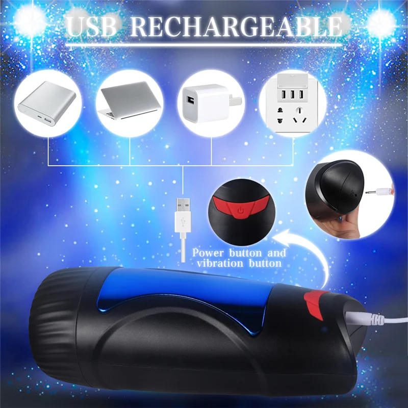 Sex Factory Cheap Masturbation Cup for Men 12 Modes Vibrations Artificial Vagina Sex Toys aircraft Masturbator Device
