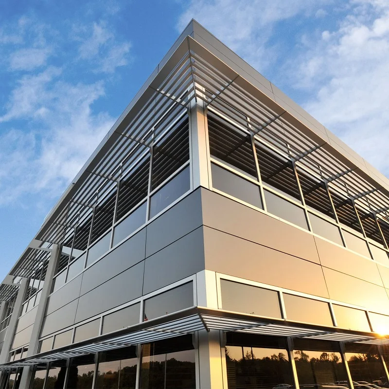 ACM Aluminum Metal Cladding Flexural Strength 100Mpa Impact Resistance 2.0J Fireproof ACP