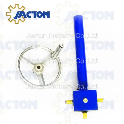 Best long travel hand operated screw jack,hand wheel jack screw  price,hand worm screw lift