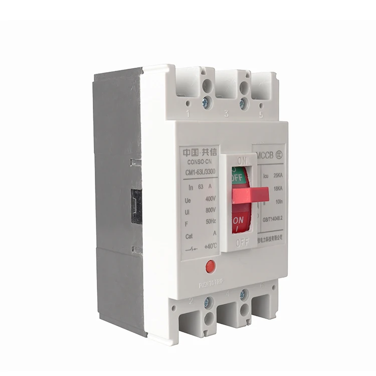 Mccb 3 and 4 Moulded Case Yueqing, Wenzhou 4p 16 20 32 Amp 20a 32a 40a 64a 60a 63a 3p Ten Mccb 25ka 63a 50a 30a 32a 3p 4p 750 V