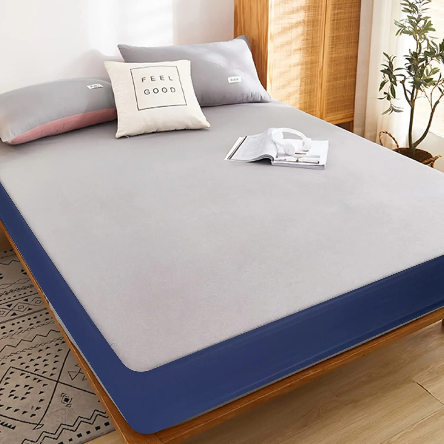 Bed Headband,Fitted Sheet Fasteners Straps, Transforms Flat Sheet Into A Fitted Sheet