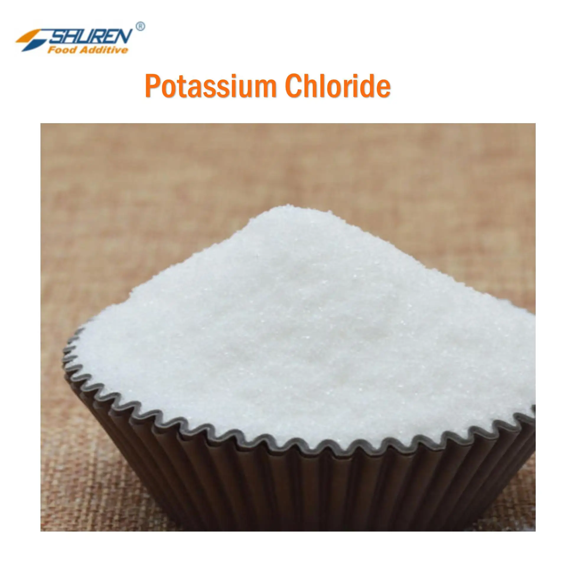 
Food Grade Salt Substitutes Potassium Chloride Manufacturer FCC E508 