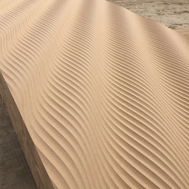 China Manufacture Wholesales natural veneer melamine 10mm mdf wood craft shapes of high quality