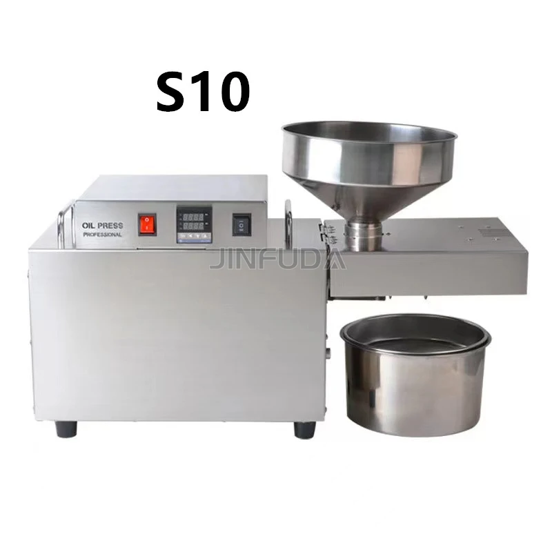 Peanut Almond Castor Hemp Perilla Seed Canola Electric Oil Press Machine Extractor Automatic Nut Seeds Peanut Oil Expeller