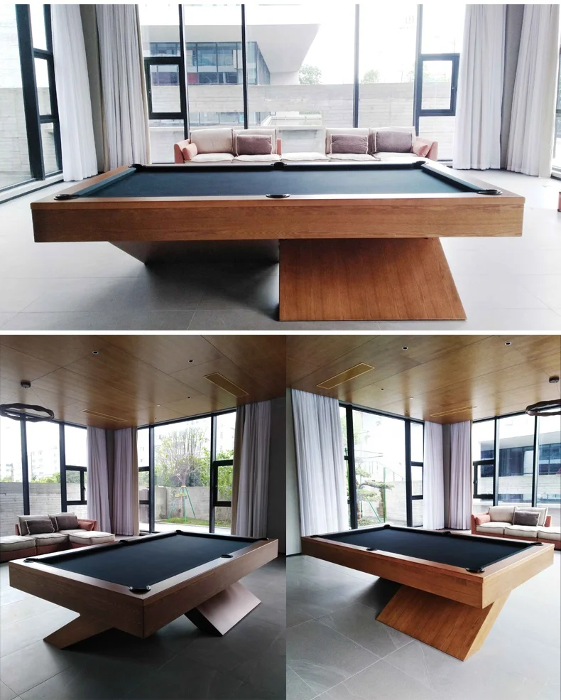 Top quality family indoor room sports 7ft 8ft 9ft size modern billiards table