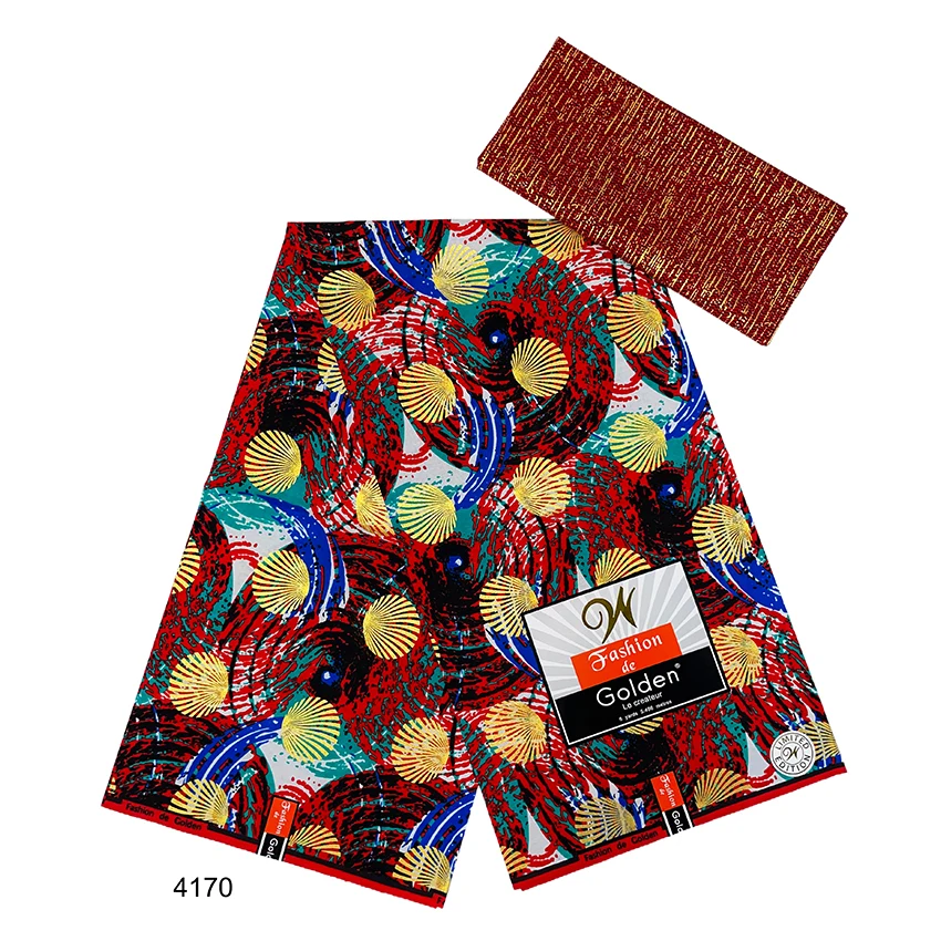 Tissu Wax Africain Real Wax Fabric 6 Yard Cotton Ghana Black Kente Fabric 4+2 yards/piece