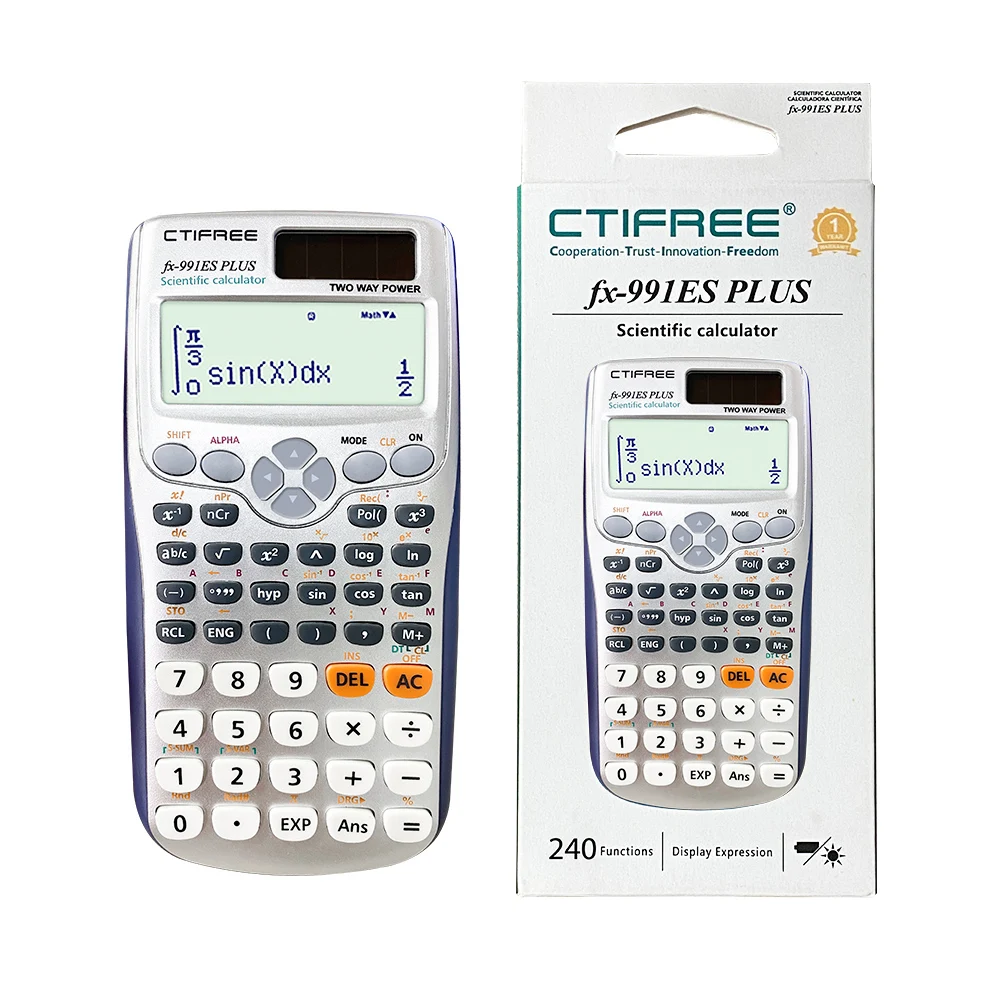 Cientifica Calculadora Fx-991es 240 Functions Education Student School Scientific Calculator 991 es High-end Design Calculator