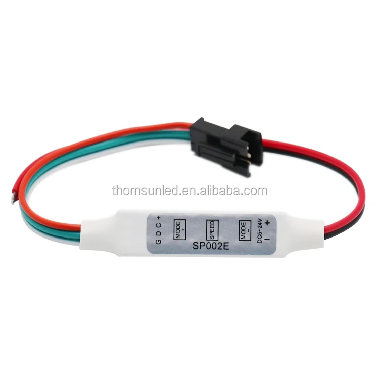 
drop ship cheap wholesale DC5V~24V SP002E Micro-Controller LED Pixe Light strip controller 