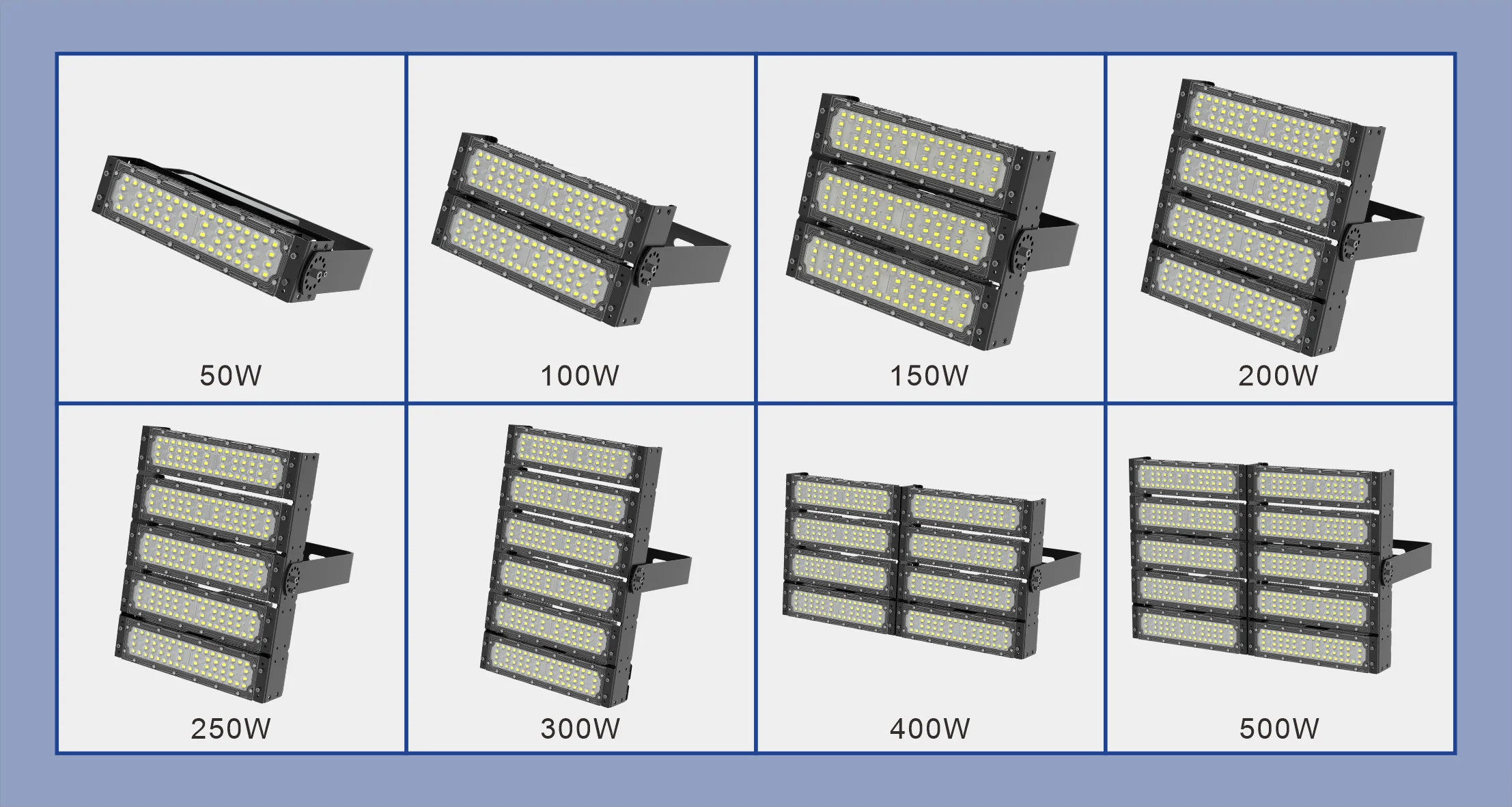 Competitive Price Stadium Lighting Ip65 50W 100W 150W 200W 250W 300W 400W Available 300W Led Tunnel Light Floodlight