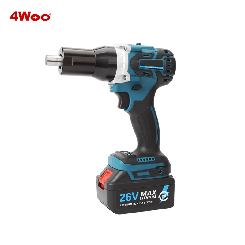 9158-4 Convenient Automatic Electric Tapping Machine Handheld Lithium Threading Back 2 Batteries & 7 Protected Collets