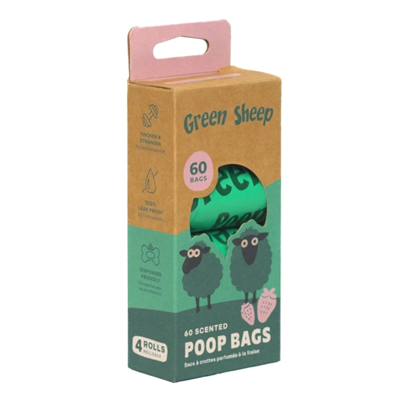 Best Luxury Eco-Friendly Pet Supplies Recycled Plastic Scented Dog Poop Bags Sustainable Environmentally Outdoors