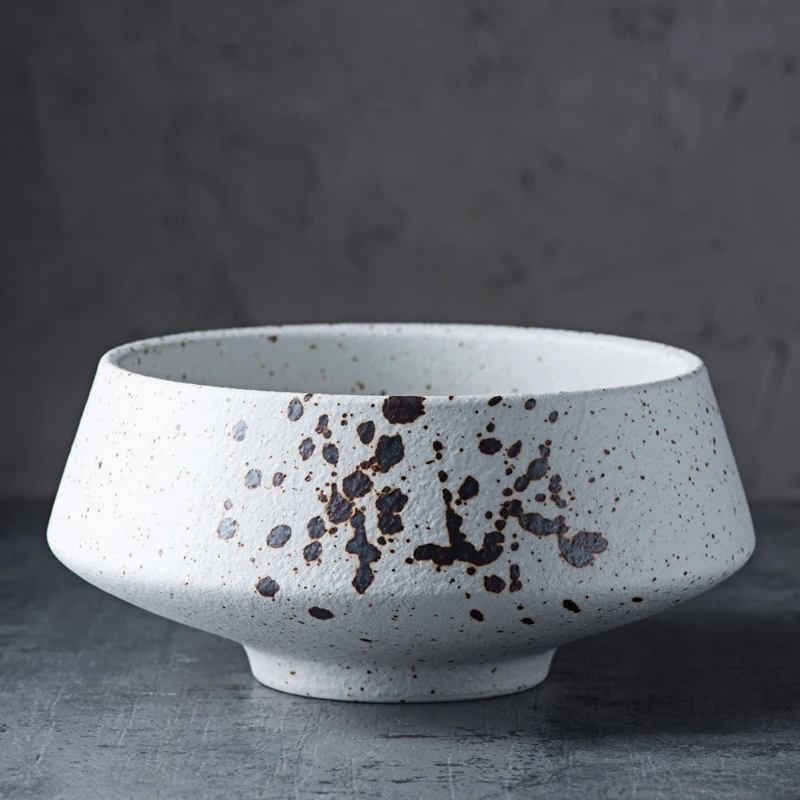 The themed Restaurant and hotel ceramic chinaware porcelain dessert salad Cereal Bowl Ceramic tapas serving big bowl