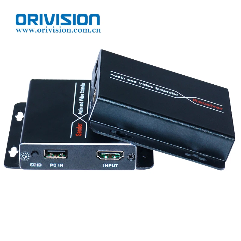 1080P HDMI KVM Extender over IP 60M 196ft USB Converter HDMI to RJ45 Signal extender audio video transmitter receiver