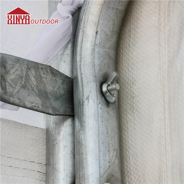 Зимний навес с боковыми окнами 11 дюймов X 20 дюймов x 7 дюймов 3 дюйма, изготовлен из 185 г ПЭ брезента и 19 калибра оцинкованных стальных трубок