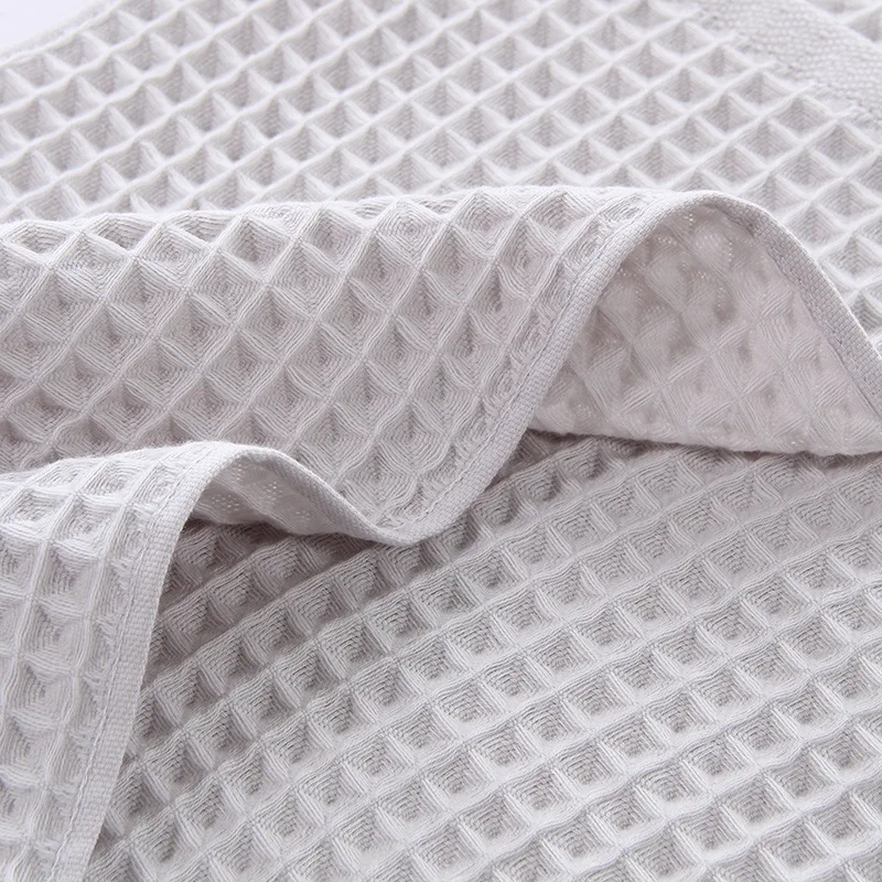 wholesale  high quality waffle towel cotton face towel