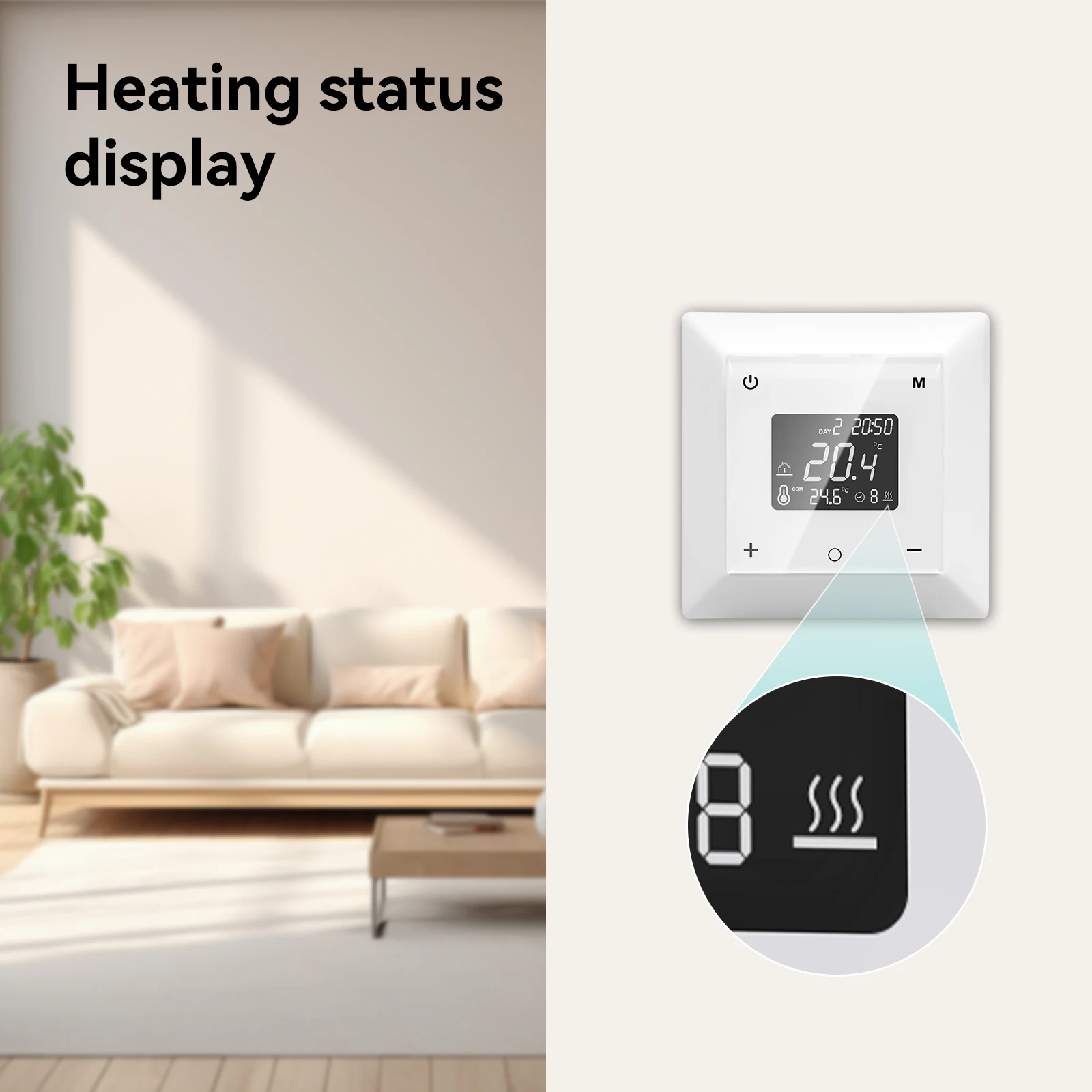 MINCO HEAT WiFi Best Smart Control Room Thermostat for Electric Heating System Thermostat