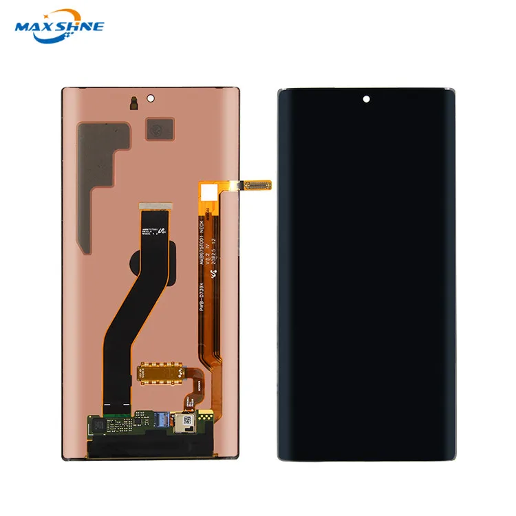 mobile phone lcd for original lcd touch assembly for samsung note 10 plus display replacement motherboard