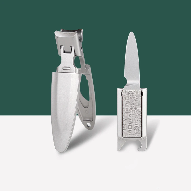 2 in 1 custom key chain logo nail clippers kit set