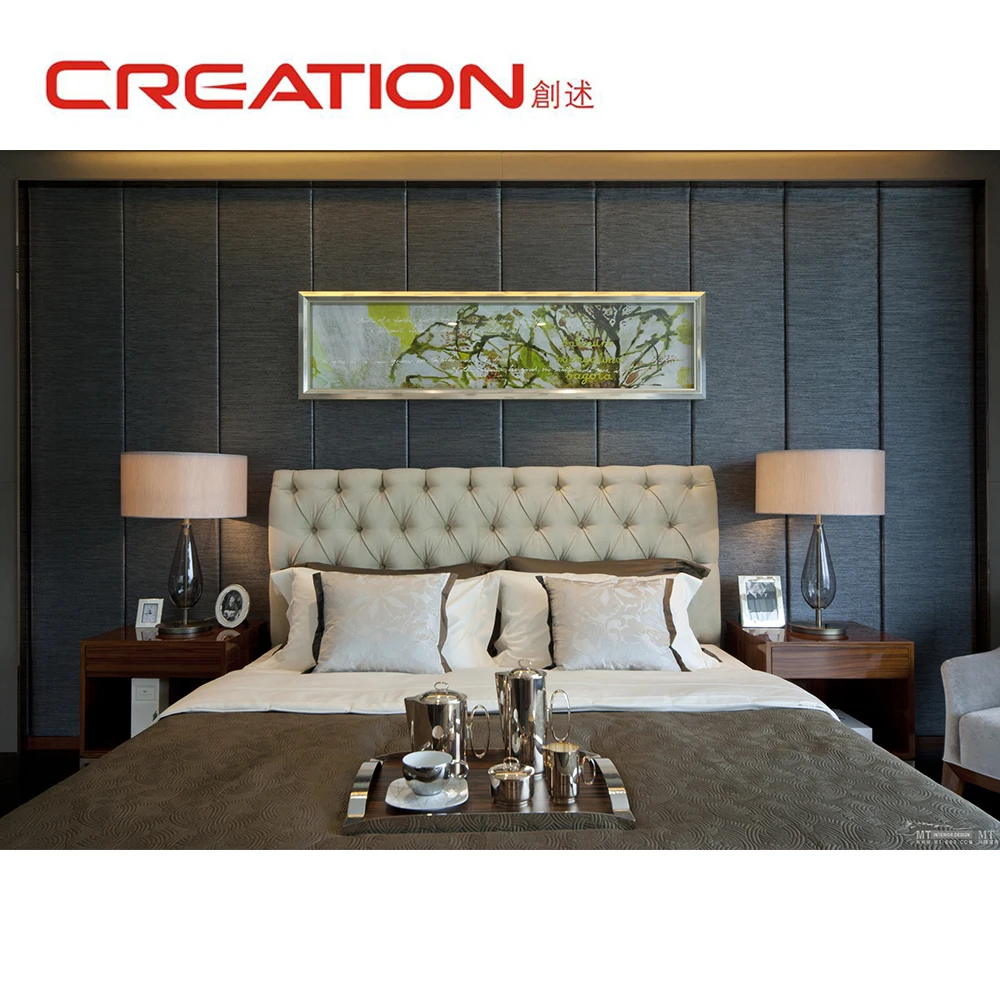 Luxury good quality custom made hotel room furniture set package