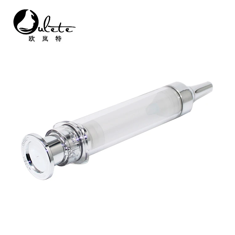 High Quality 10ML Airless Pump Bottle Syringe Airless Bottle Cosmetic Syringe Packaging With Your Own Brand