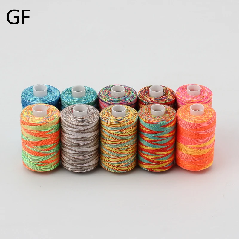 Wholesale Household 1000yards Per Spool Sewing Machine Thread  402  Colorful 100% Polyester Thread For Sewing