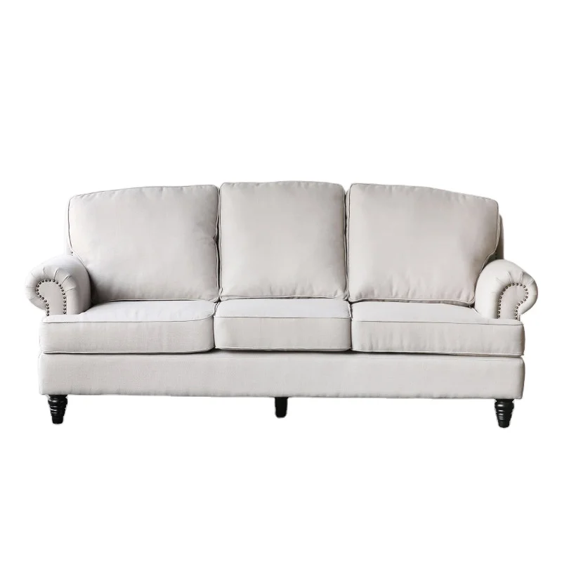 Правильное цену и длинное сзади старинные кружева ткань диван кресло белый мебель 3 местный современный