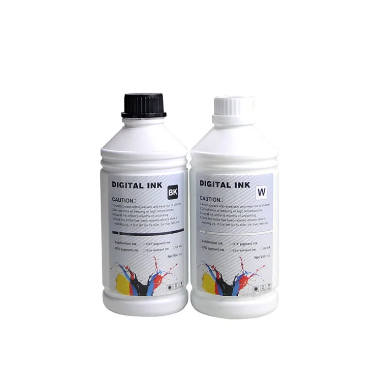 Free samples Dtf Pigment Transfer Ink 1000ML DTF ink For 4720 i3200 xp600 Digital printing Printer