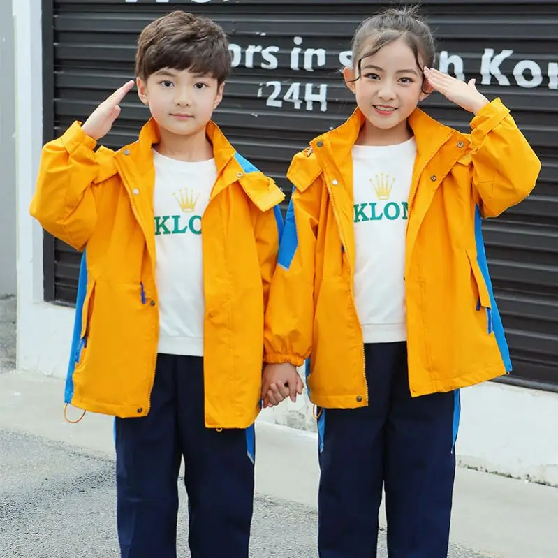 RG-Good quality unisex sportswear primary children manufacturers in china winter wholesale school uniform tracksuit