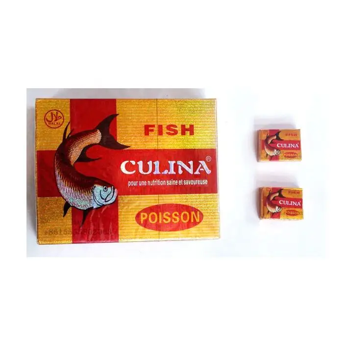 10g/pc HALAL QWOK Fish flavoUr seasoning cube bouillon cube for soup cooking seafood SPICES