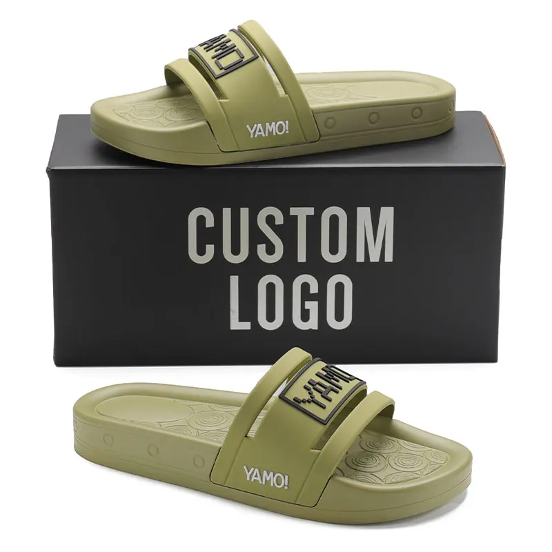Xsheng New Style Doctor Slippers Oem Pu Sole 3d Custom Slides Manufacturers Breathable  White Slippers Soft Slippers for Men