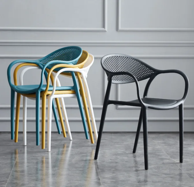 Пластиковое обеденное кресло коммерческого использования для ресторана столовой