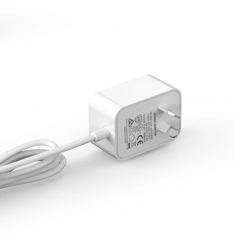 
5V 2A Australian Standards SAA certified power adapter AU TUV safety authority certified 10W power plug wall power supply 